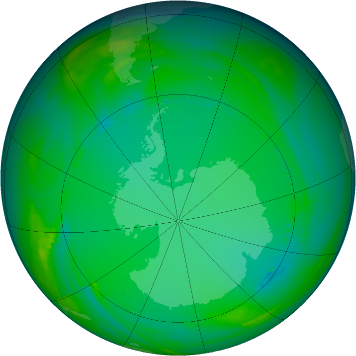 Ozone Map 1984-07-09